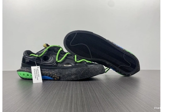 O-W Low Nike Green Blazer x Electro DH7863-001 Black 0910
